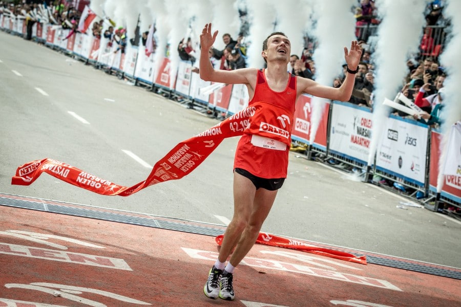 Obsługa tłumaczeniowa podczas Orlen Warsaw Marathon 2018.