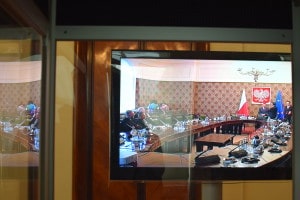 Podgląd konferencji na ekranie